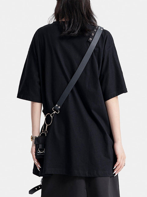 Angel Statue Rivet Graphic Tee - Anagoc