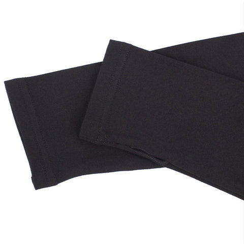 Irregular Zip Up Long Sleeve T Shirt - Anagoc