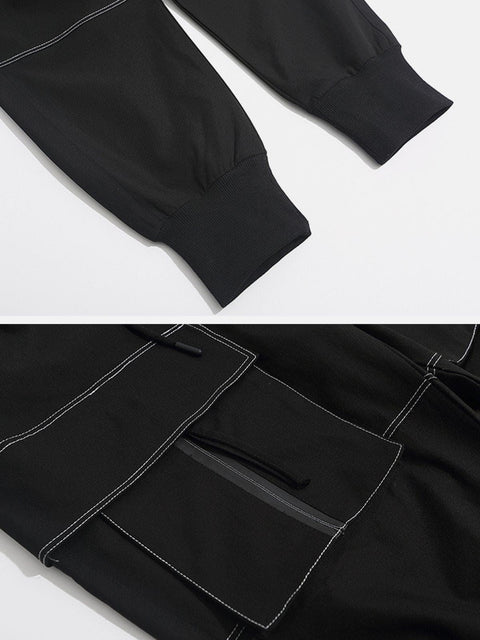 Line Exposed Cargo Pants - Anagoc