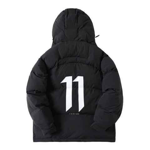 Combat Function Print Winter Coat - Anagoc