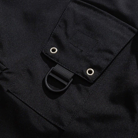 Punk Big Pockets Cargo Shorts - Anagoc
