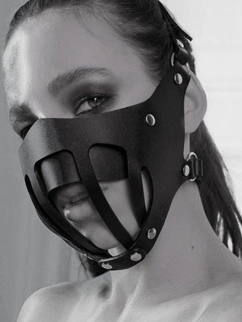 Punk Personality Hollow Out Mask - Anagoc