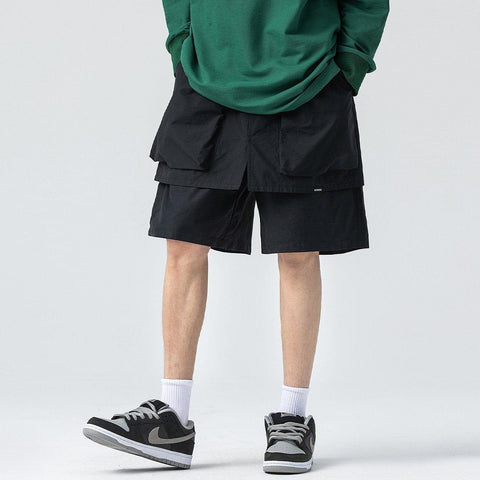 Patchwork Big Pockets Cargo Short - Anagoc