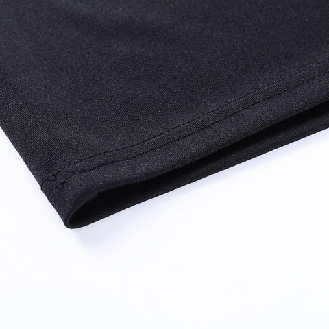 Sexy One-shoulder Fashion Chain Halterneck Short Top - Anagoc