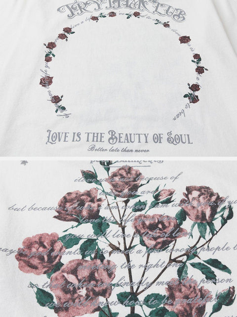 Halo Letters Graphic Tee - Anagoc