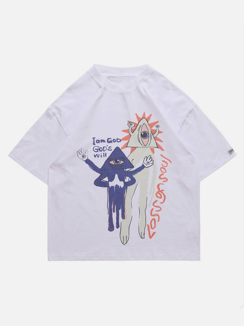 One Eyed Alien Graphic Tee - Anagoc