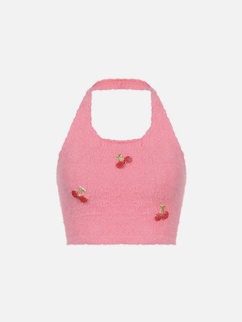 Cherry Sweater Vest - Anagoc