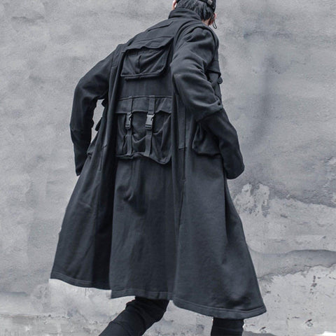 Dark Function Multi Pockets Mid-length Jacket - Anagoc