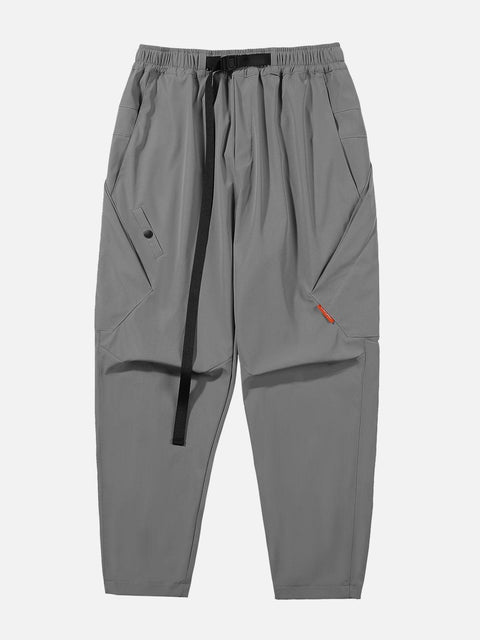 Zip Up Foot Mouth Cargo Pants - Anagoc