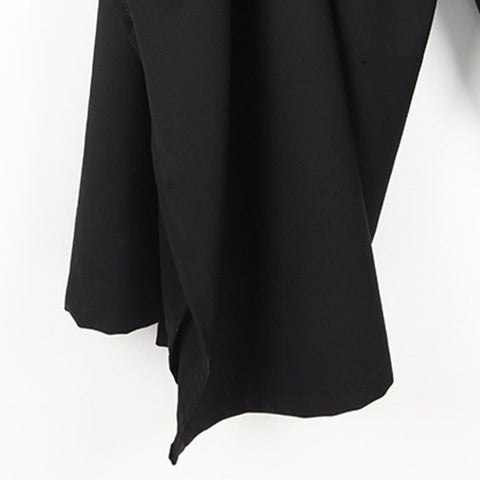 Drawstring Culottes Pants - Anagoc