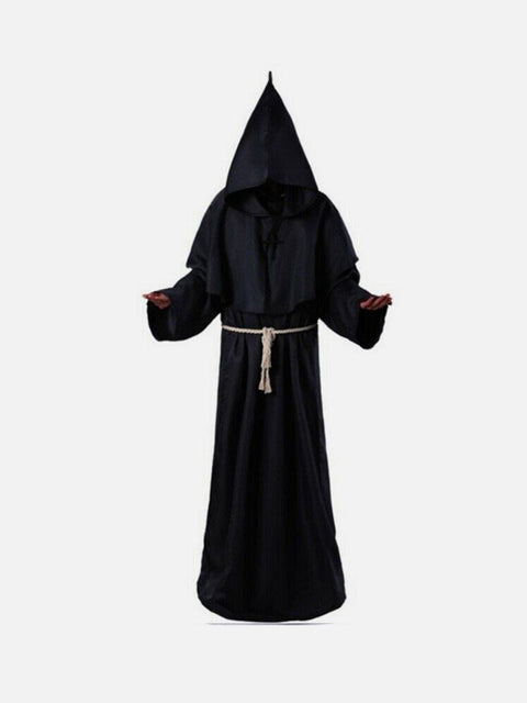 Solid Color Straps Cloak - Anagoc