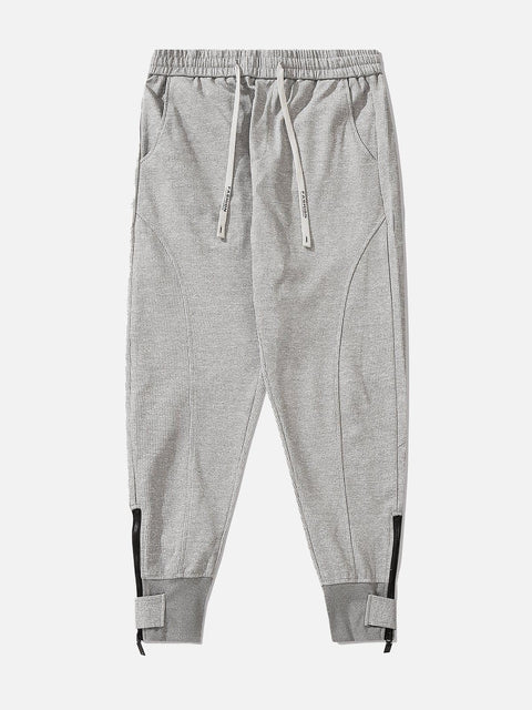 Zip Up Foot Mouth Cargo Pant - Anagoc