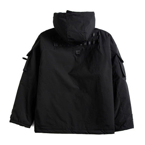 Removable Multi Pockets Winter Coat - Anagoc