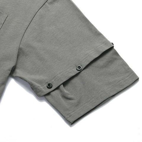 Interchangeable Sleeves Pocket Tee - Anagoc