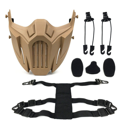 Punk Half Face Shield Mask - Anagoc