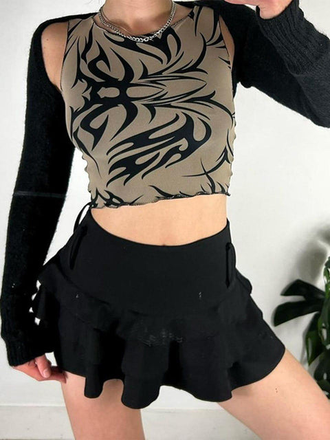 Thorns Print Vest - Anagoc
