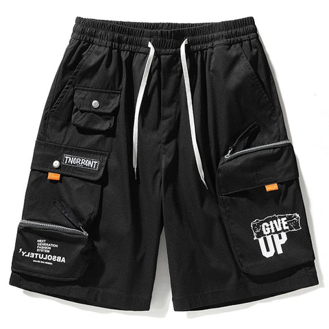 Zip Up Big Pocket Cargo Shorts - Anagoc