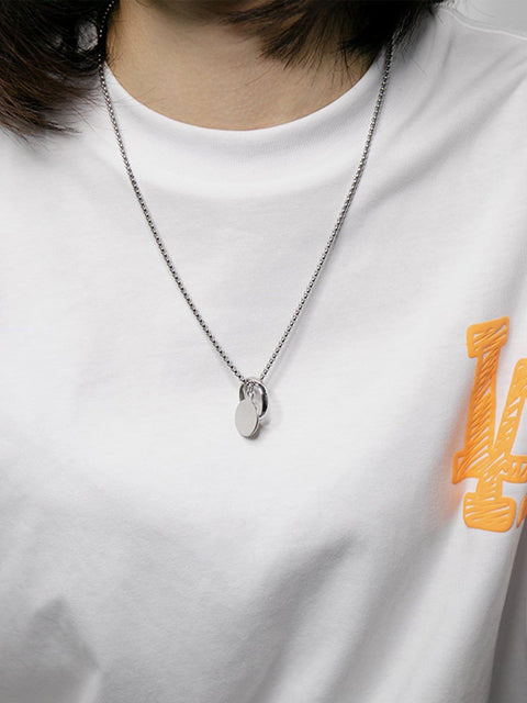 Round Ring Necklace - Anagoc