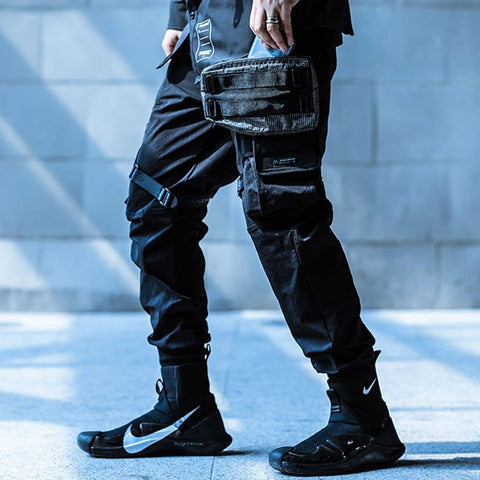 Ribbons Cargo Pants - Anagoc