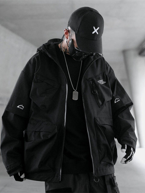 Large Back Pocket Cargo Jacket - Anagoc