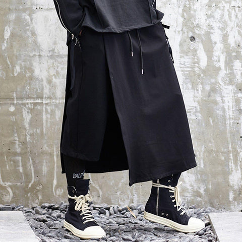 Dark Personality Irregular Oversized Pants - Anagoc