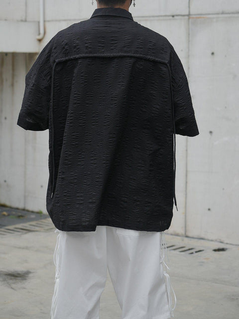 Rope Short Sleeve Shirt - Anagoc