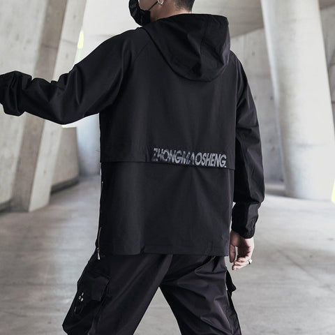 Ninja Dark Side Zipper Cargo Jacket - Anagoc
