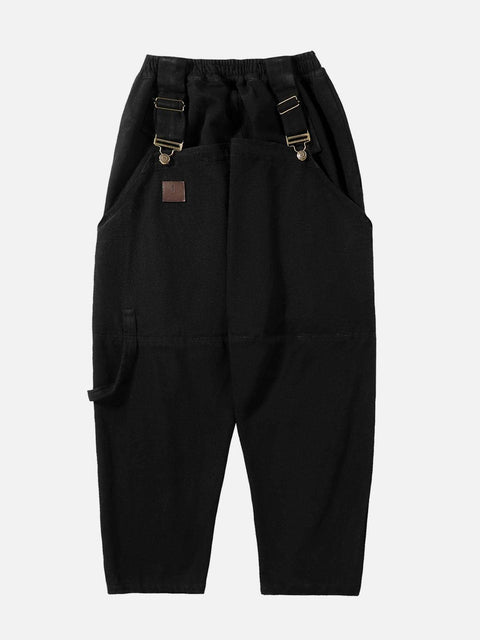Fake Two Strap Cargo Pants - Anagoc