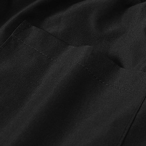 Multi Pockets Ribbons Cargo Pants - Anagoc