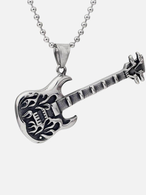 Punk Rock Electric Guitar Necklace - Anagoc