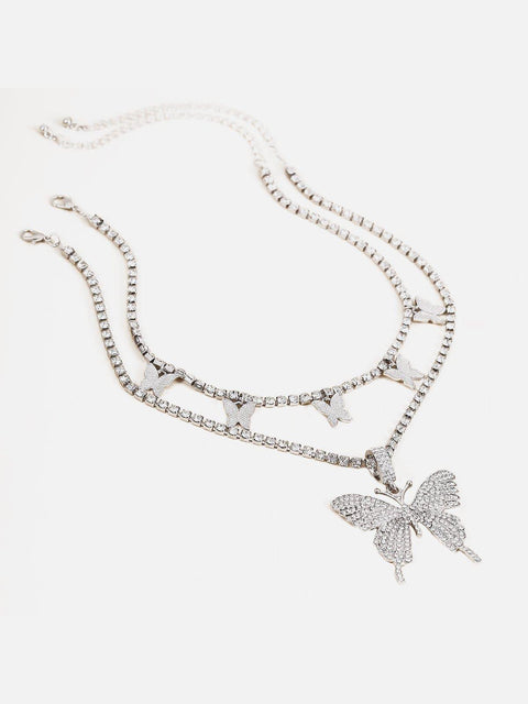 Butterfly Layering Necklace - Anagoc