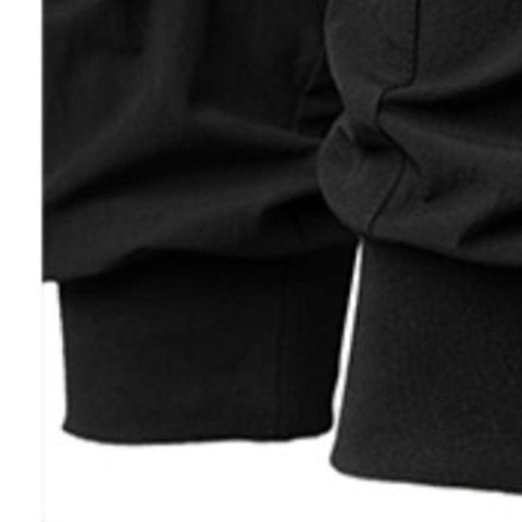 Zip Up Tilt Pockets Drawstring Cargo Pants - Anagoc