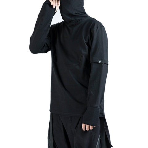Dark Ninja Turtleneck Sweatshirt - Anagoc