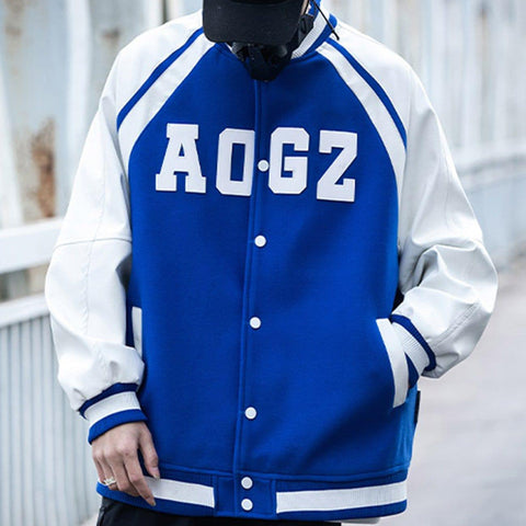 Patchwork Embroidery PU Jacket - Anagoc