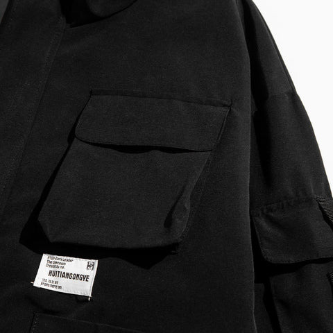 Multiple Velcro Pockets Jacket - Anagoc