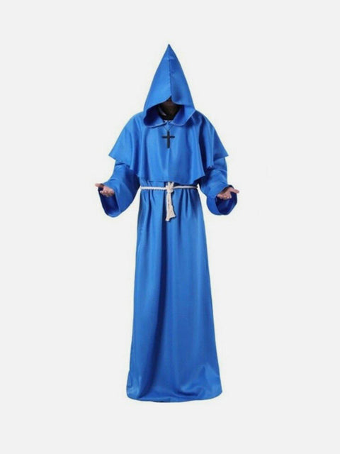 Solid Color Straps Cloak - Anagoc
