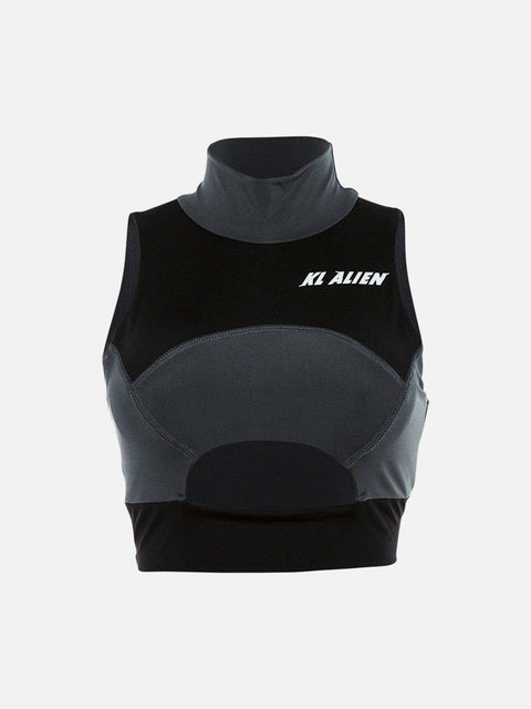 "KL ALLEN" Patchwork Hollow Vest - Anagoc