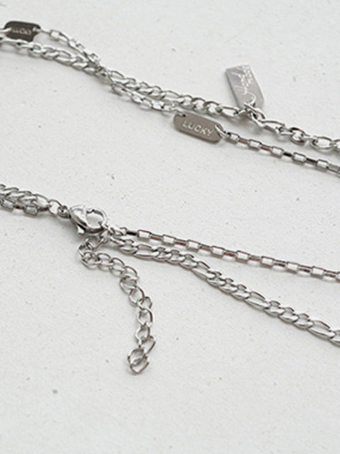 "LUCKY" Double Necklace - Anagoc