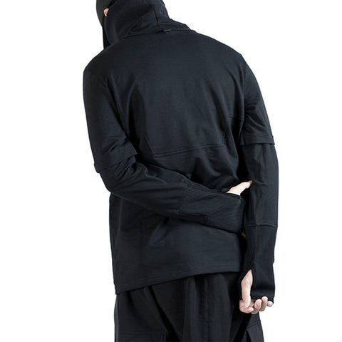 Dark Ninja Turtleneck Sweatshirt - Anagoc