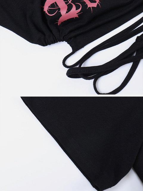 Gothic Cross Short Sleeve T Shirt - Anagoc