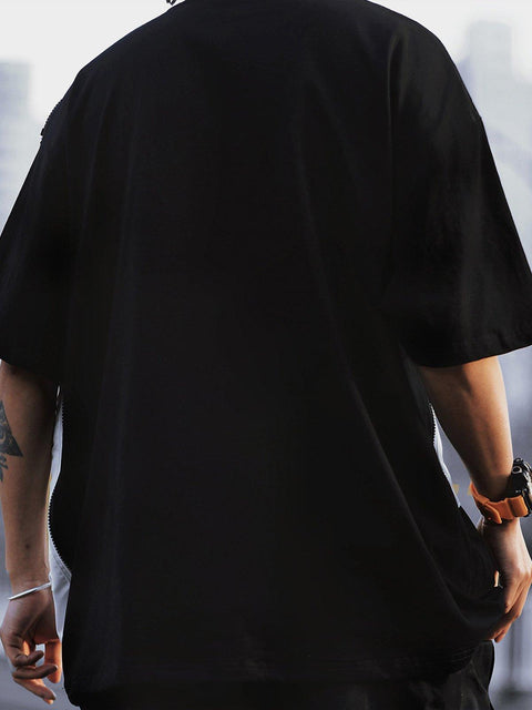 Detachable Patchwork Tee - Anagoc