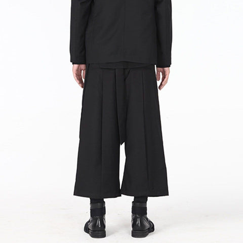 Ribbon Wide Leg Pants - Anagoc