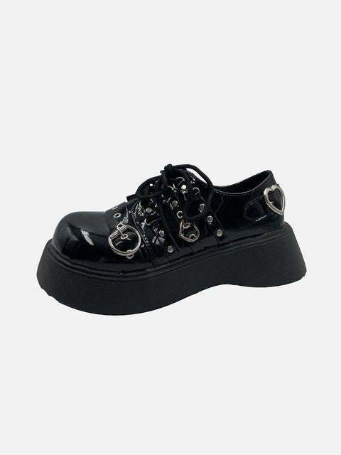 Punk Round Toe JK Shoes - Anagoc