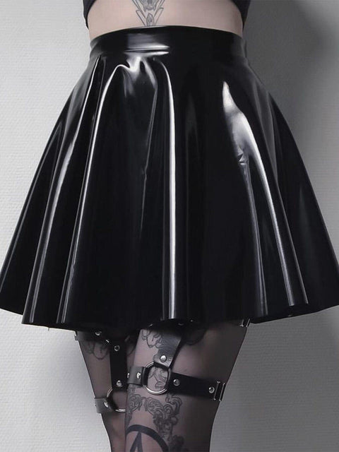 Dark Slim Fit Skirt - Anagoc