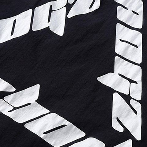 Function Patchwork Print Sweatshirt - Anagoc