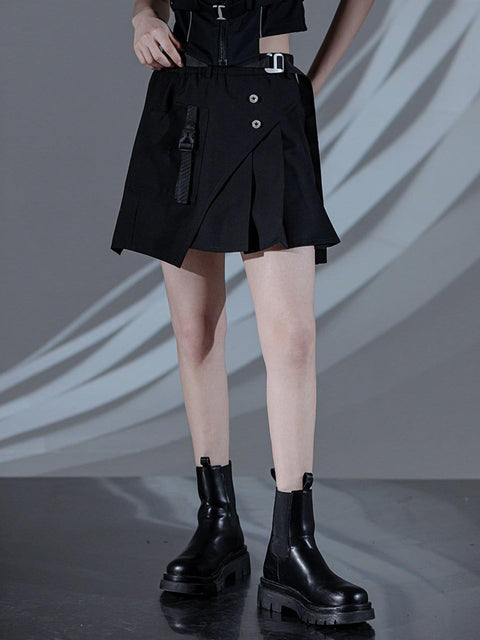 Irregular Functional Skirt - Anagoc