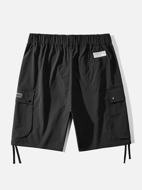 Drawstring Elastic Shorts - Anagoc