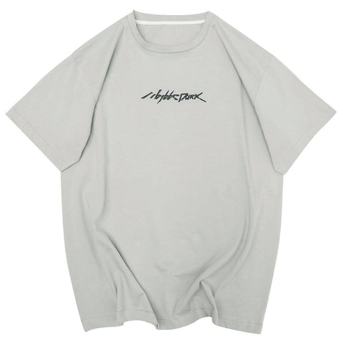 Multicolored Letter X Print Tee - Anagoc