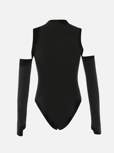 Tight High Neck Sexy Bodysuit
