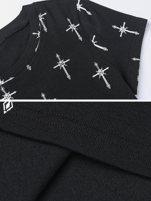 Dark Cross T Shirt - Anagoc